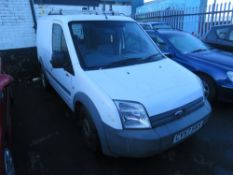 57 reg FORD TRANSIT CONNECT T220 L75 (DIRECT COUNCIL) 1ST REG 02/08, 127231M, V5 HERE, 2 FORMER