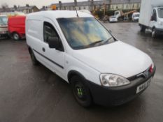 61 reg VAUXHALL COMBO 2000 CDTI (DIRECT ELECTRICITY NW) 1ST REG 11/11, 133657M, V5 HERE, 1 OWNER