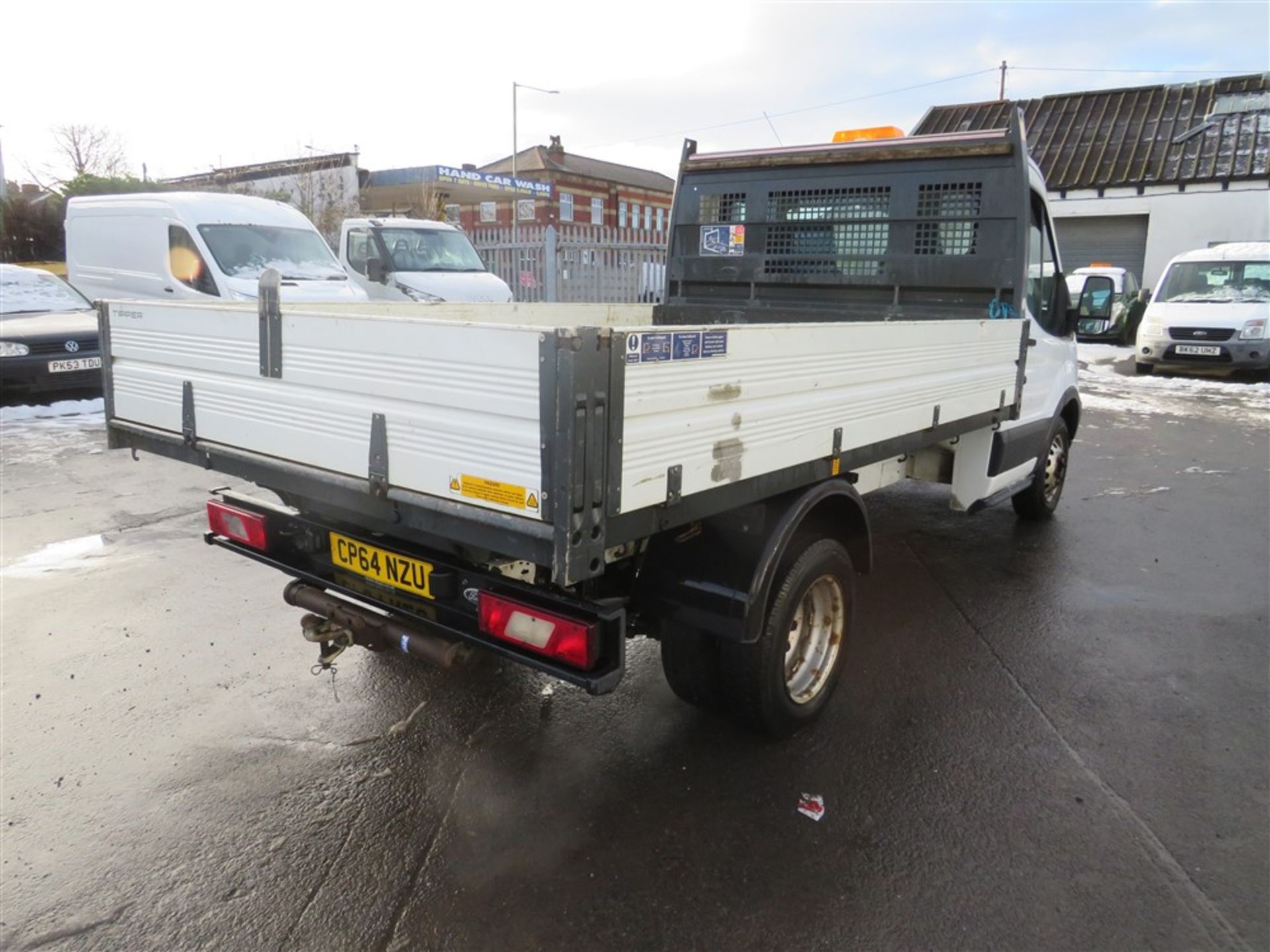 64 reg FORD TRANSIT 350 TIPPER, 1ST REG 01/15, 80550M, V5 HERE, 1 FORMER KEEPER [+ VAT] - Image 4 of 5