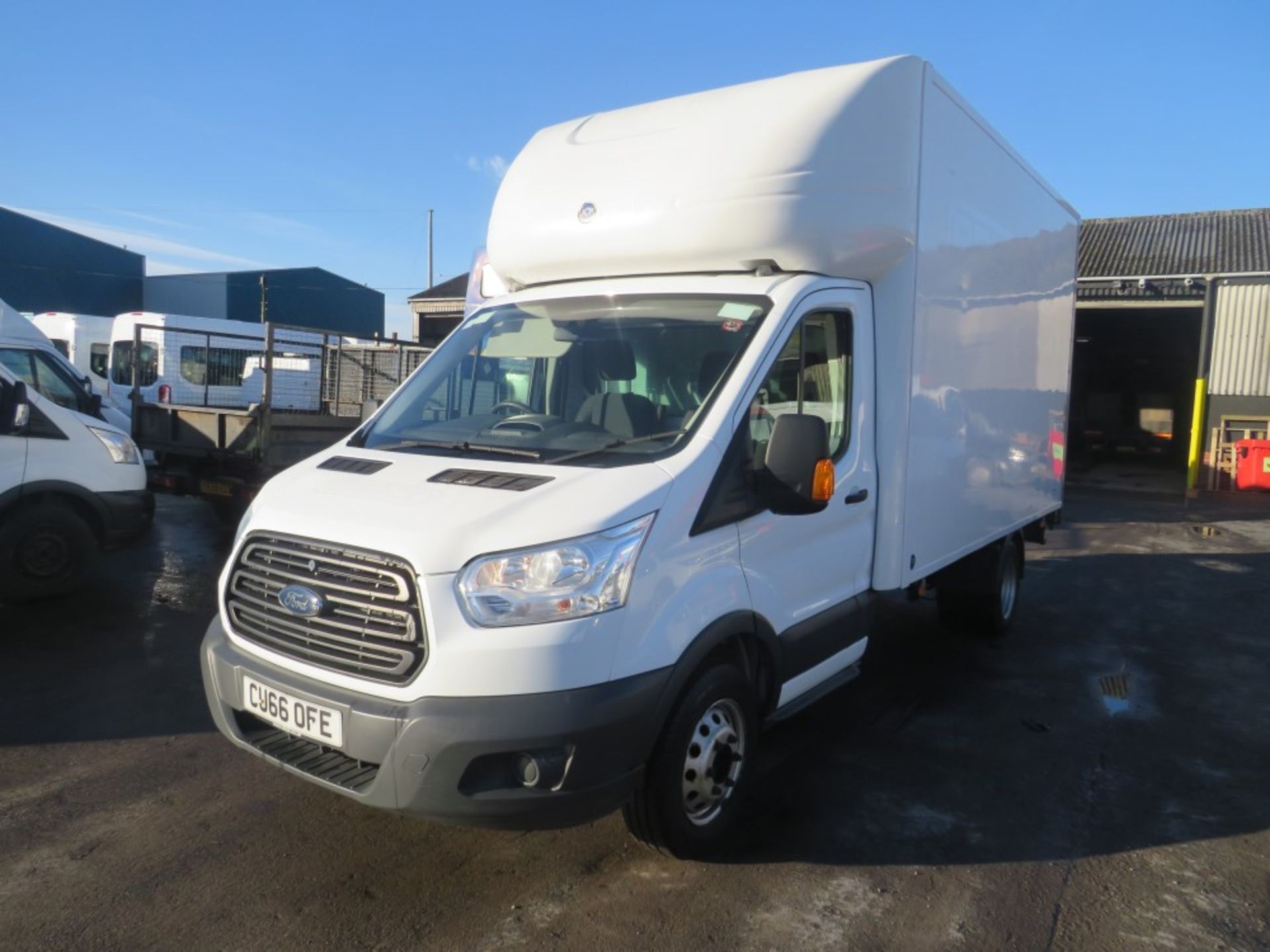 66 reg FORD TRANSIT 350 LUTON VAN, 1ST REG 09/16, TEST 09/21, 84235M, V5 HERE, 1 FORMER KEEPER [+ - Image 2 of 6