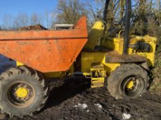 BARFORD 6t DUMPER (LOCATION BLACKBURN - RING FOR COLLECTION DETAILS) KEYS UNKNOWN [+ VAT]