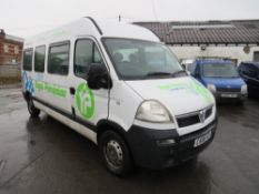 06 reg VAUXHALL MOVANO CDTI MINIBUS (DIRECT COUNCIL) 1ST REG 03/06, 93021M, V5 MAY FOLLOW [+ VAT]