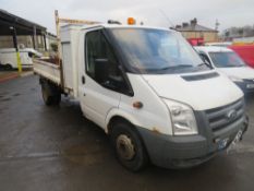 60 reg FORD TRANSIT 100 T350L RWD TIPPER (DIRECT COUNCIL) 1ST REG 12/10, TEST 09/21, 97034M