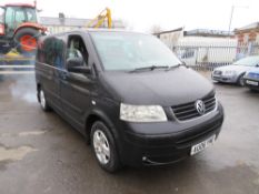 06 reg VW CARAVELLE SE TDI 174 AUTO, INJECTOR FAULT, 1ST REG 03/06, TEST 05/21, 207668M WARRANTED,