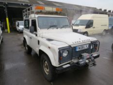 09 reg LAND ROVER DEFENDER 90 COUNTY SW SWB (DIRECT COUNCIL) (VAT STATUS CHANGED TO VAT QUALIFYING)