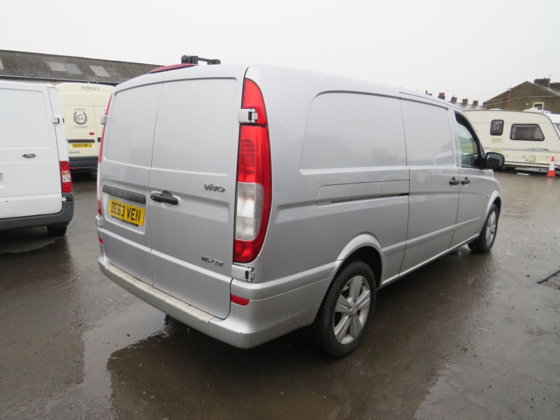 63 reg MERCEDES VITO 116 CDI, 1ST REG 12/13, TEST 01/22, 155672M WARRANTED, V5 HERE, 2 FORMER - Image 4 of 6