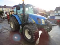 10 reg NEW HOLLAND T5060 TRACTOR (DIRECT COUNCIL) 1ST REG 05/10, 8238 HOURS, V5 HERE, 1 FORMER