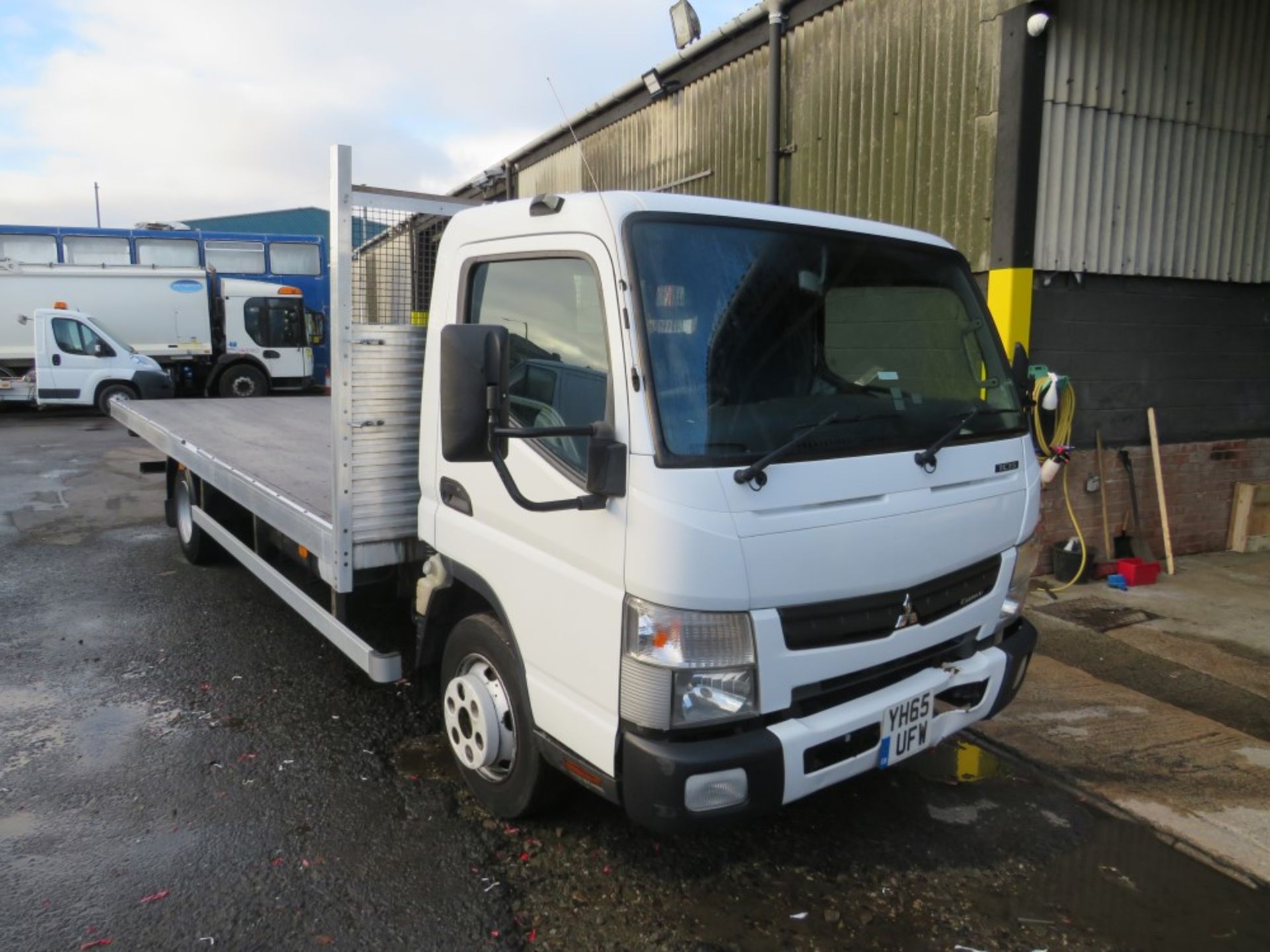 65 reg MITSUBISHI FUSO CANTER 7C15 43 FLAT BED, 1ST REG 09/15, 123010M, V5 HERE, 1 OWNER FROM NEW [