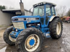 J reg FORD 8210 TRACTOR (LOCATION BLACKBURN) RUNS, WORKS, STOPS, V5 & KEYS UNKNOWN [+ VAT]