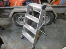 FOUR STEP STEP LADDER (DIRECT LANCS FIRE & RESCUE) [+ VAT]