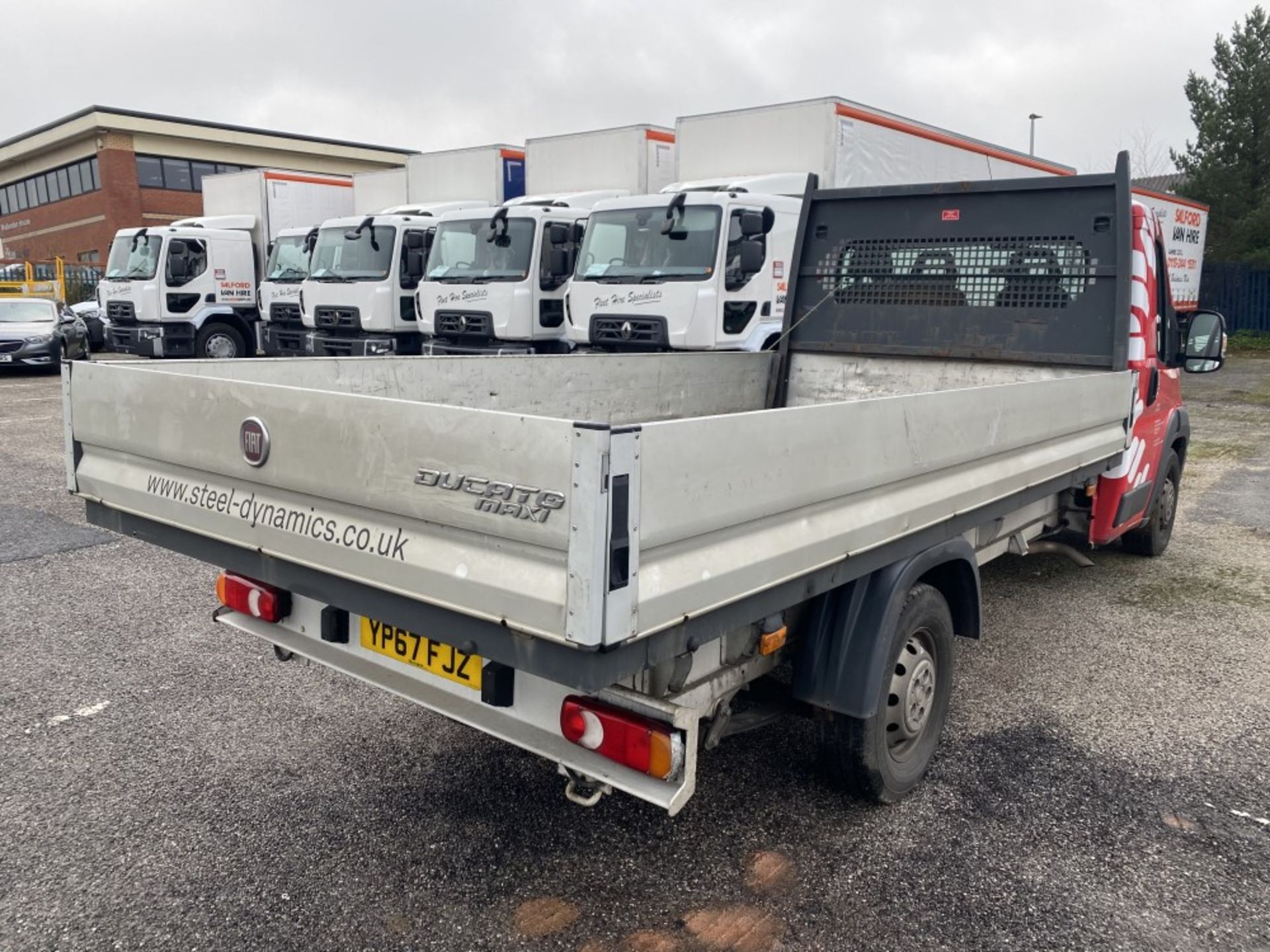 67 reg FIAT DUCATO 35 MULTIJET 11 DROPSIDE, 1ST REG 10/17, TEST 11/21, 147298M WARRANTED [+ VAT] - Image 4 of 5