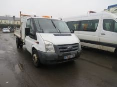 60 reg FORD TRANSIT 100 T350L RWD TIPPER (DIRECT COUNCIL) 1ST REG 12/10, TEST 09/21, 41125M