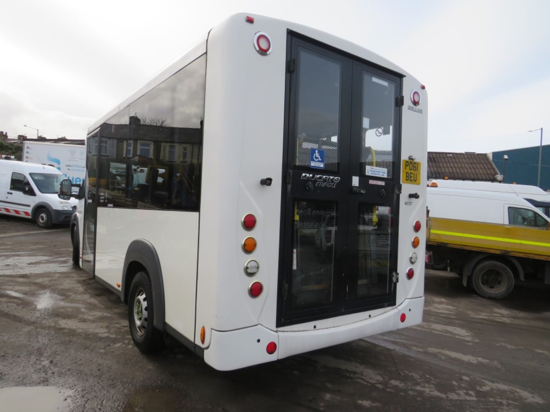 61 reg FIAT DUCATO TWIN AXLE MINIBUS (DIRECT COUNCIL) 1ST REG 09/11, TEST 10/21, 146695M, V5 HERE, 1 - Image 3 of 6