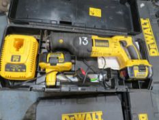 DEWALT RECIP SAW - COMPLETE (DIRECT LANCS FIRE & RESCUE) [+ VAT]