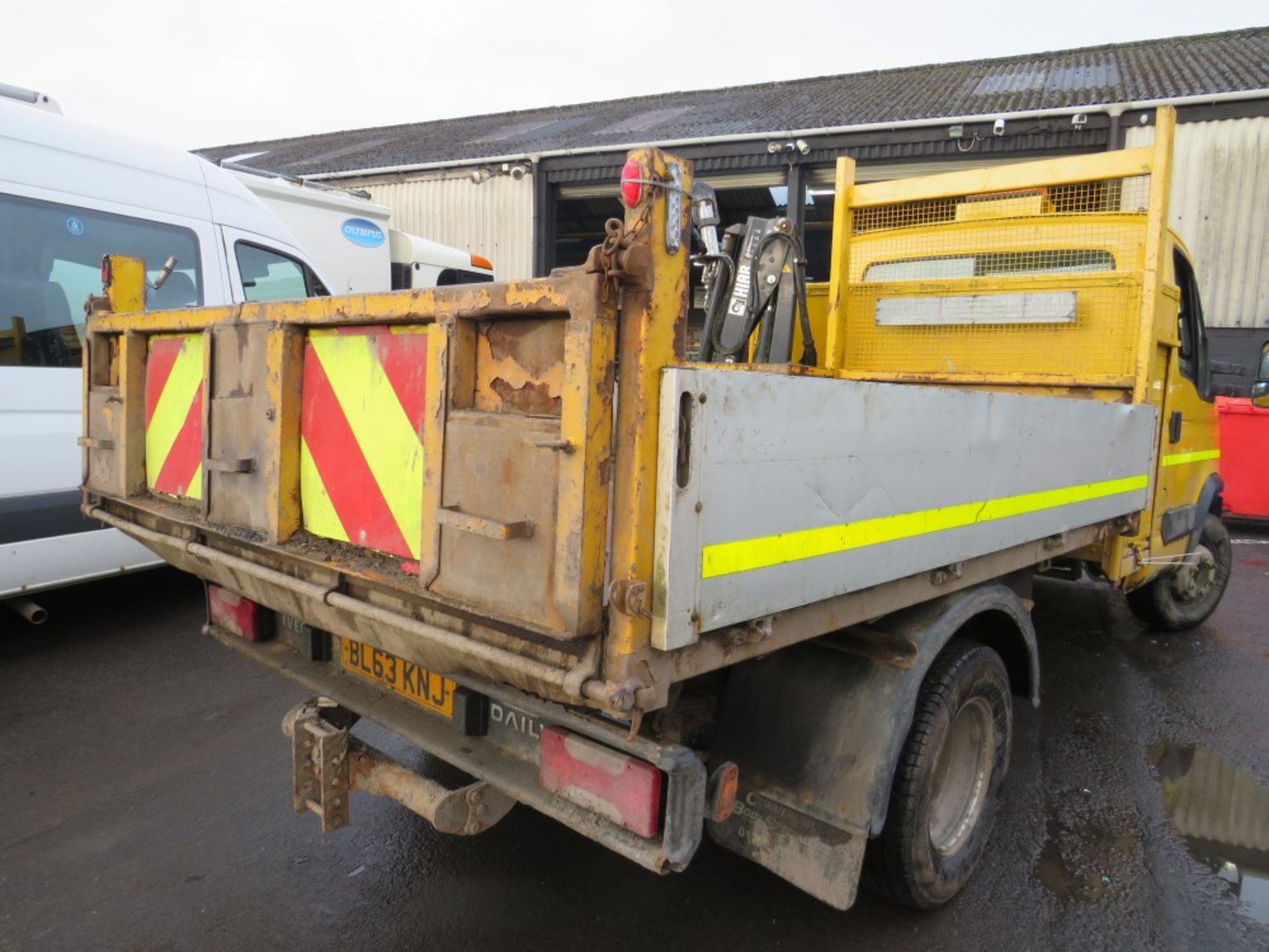 63 reg IVECO DAILY 70C17 TIPPER C/W HIAB (DIRECT COUNCIL) 1ST REG 01/14, TEST 04/21, 111440KM, V5 - Image 4 of 6