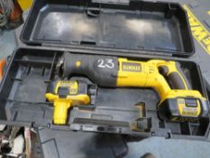 DEWALT SAW - INCOMPLETE - NO CHARGER (DIRECT LANCS FIRE & RESCUE) [+ VAT]