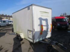 TWIN AXLE WHITE TRAILER [NO VAT]