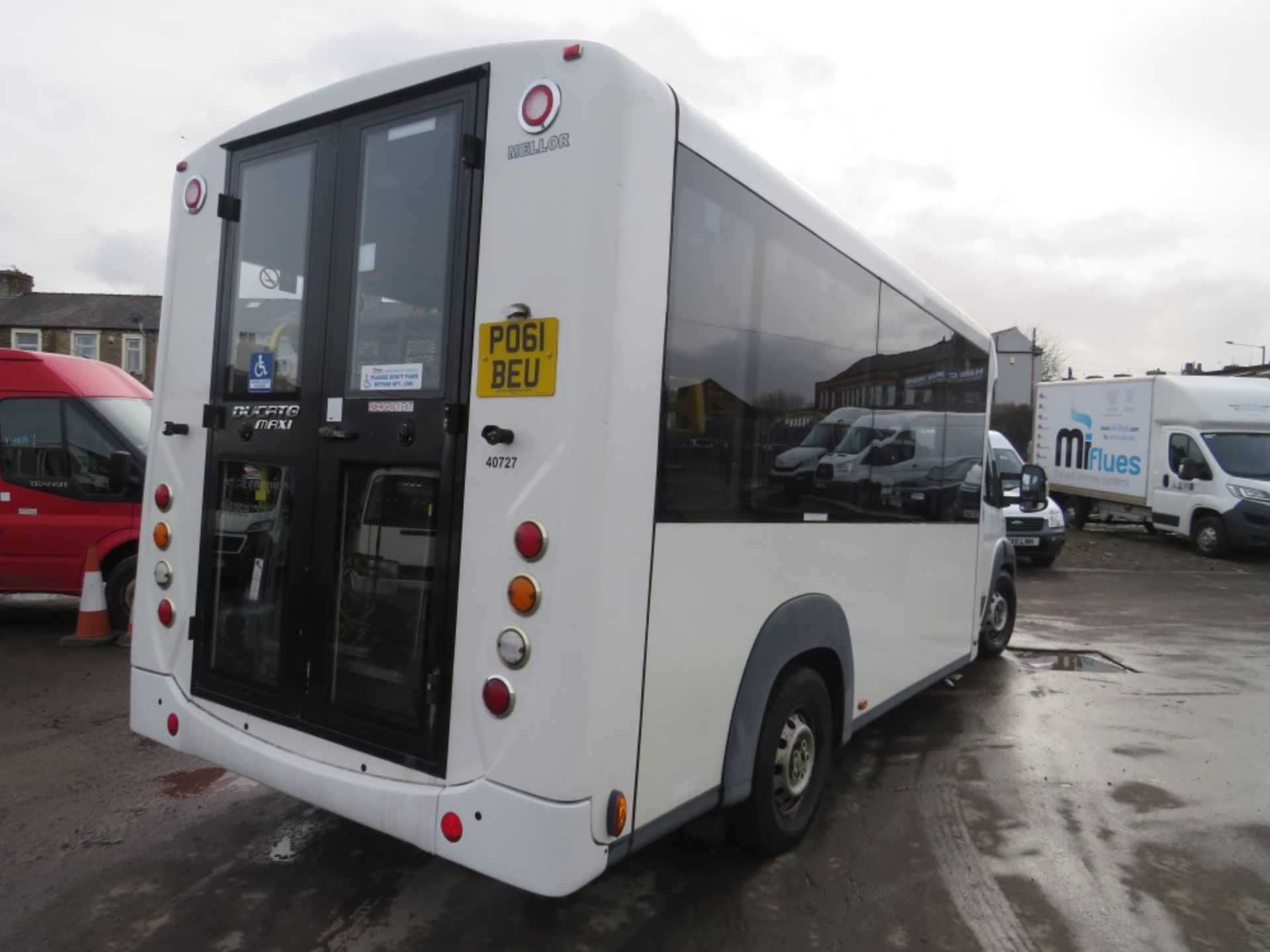 61 reg FIAT DUCATO TWIN AXLE MINIBUS (DIRECT COUNCIL) 1ST REG 09/11, TEST 10/21, 146695M, V5 HERE, 1 - Image 4 of 6