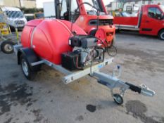 TASKMAN BW200 PH15 TRAILERISED PRESSURE WASHER - AS NEW, 3000 PSI, 200 BAR, COST NEW Â£4539 + VAT [+