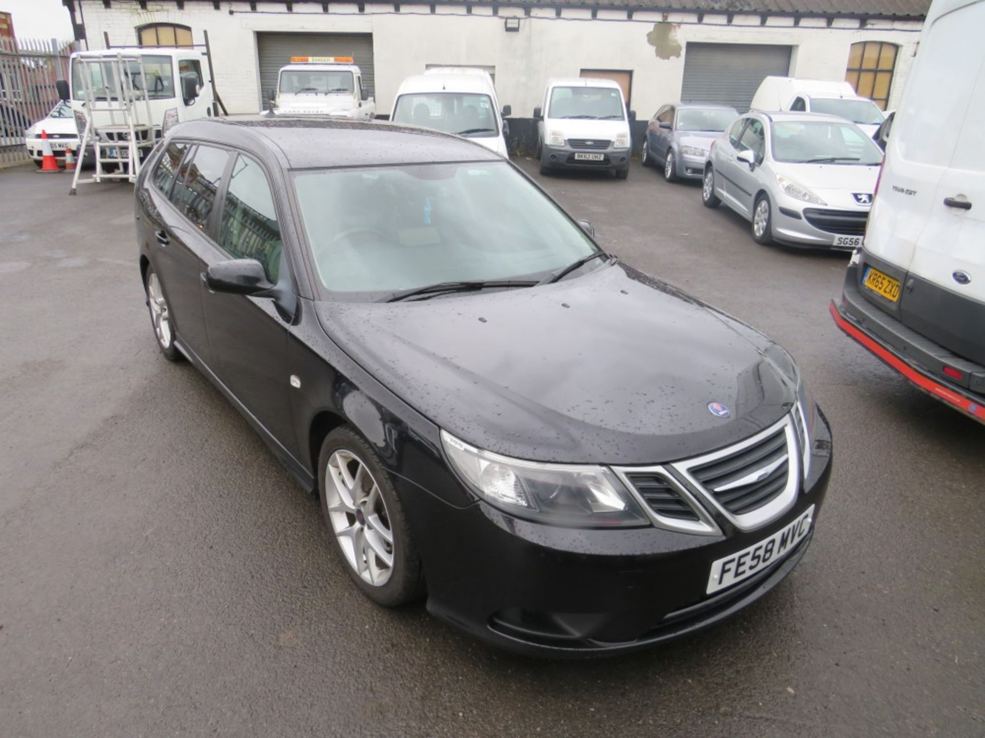 58 reg SAAB 9-3 VECTOR SPORT AN 2.0T, 1ST REG 09/08, TEST 08/21, 131914M NOT WARRANTED, V5 HERE, 4