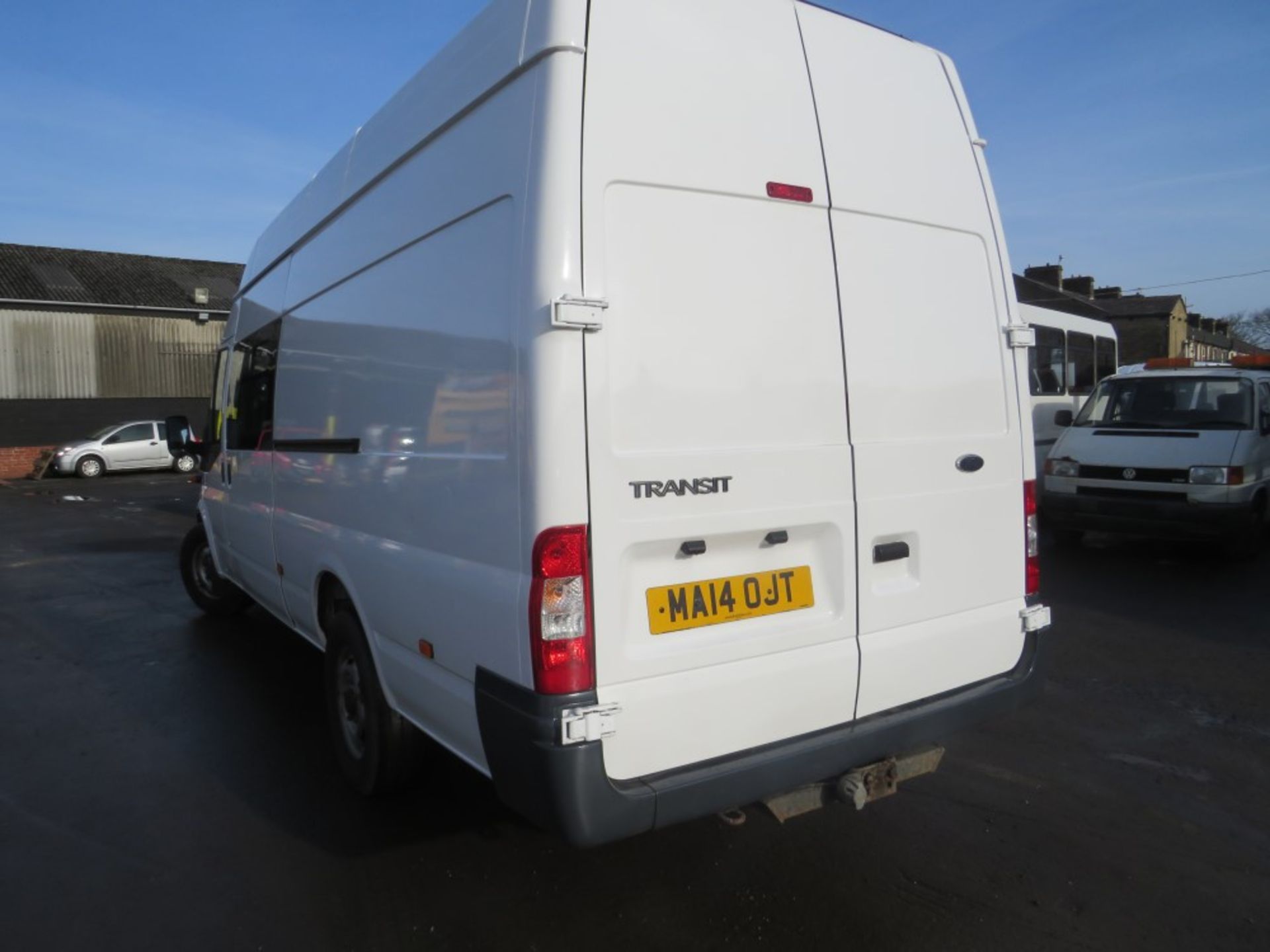 14 reg FORD TRANSIT 350 125 LWB JUMBO 9 SEAT CREW VAN, 1ST REG 03/14, TEST 12/21, 168917M WARRANTED, - Image 3 of 8