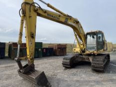 2001 KOMATSU PC210 LC 360 DEGREES EXCAVATOR ON RUBBER TRACKS (DIRECT COUNCIL) (LOCATION ANGLESEY)