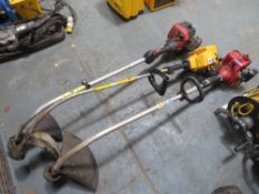 3 PETROL STRIMMERS [NO VAT]