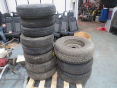 QTY OF WHEELS & TYRES (DIRECT COUNCIL) [+ VAT]