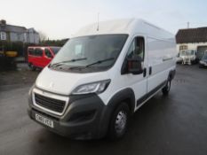 65 reg PEUGEOT BOXER L3 H2, 1ST REG 09/15, 78771M, NO V5 [NO VAT]