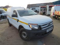 62 reg FORD RANGER XL 4 X 2 S/C TDCI PICKUP (DIRECT COUNCIL) 1ST REG 02/13, 88903M, V5 HERE, 1 OWNER