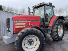 N reg MASSEY FERGUSON 8150 (LOCATION BLACKBURN) 10615 HOURS, RUNS, DRIVES, STOPS, NO V5 (RING FOR