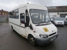 56 reg FORD TRANSIT 350 MINIBUS (DIRECT COUNCIL) 1ST REG 10/06, TEST 04/21, 114545M, V5 HERE, 1