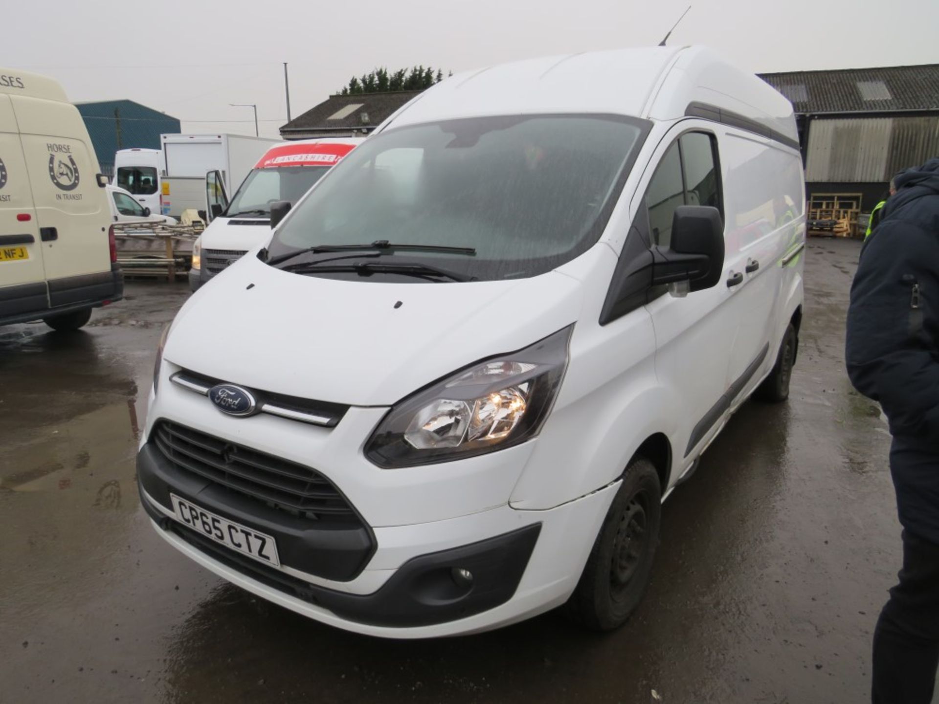 65 reg FORD TRANSIT CUSTOM 290 TREND E-TEC, 1ST REG 12/15, 100917M, V5 HERE, 1 FORMER KEEPER [+ - Image 2 of 6