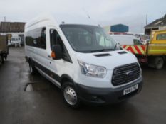 65 reg FORD TRANSIT 460 ECONETIC 17 SEAT MINIBUS, 1ST REG 09/15, TEST 09/21, 8190M WARRANTED, AIR