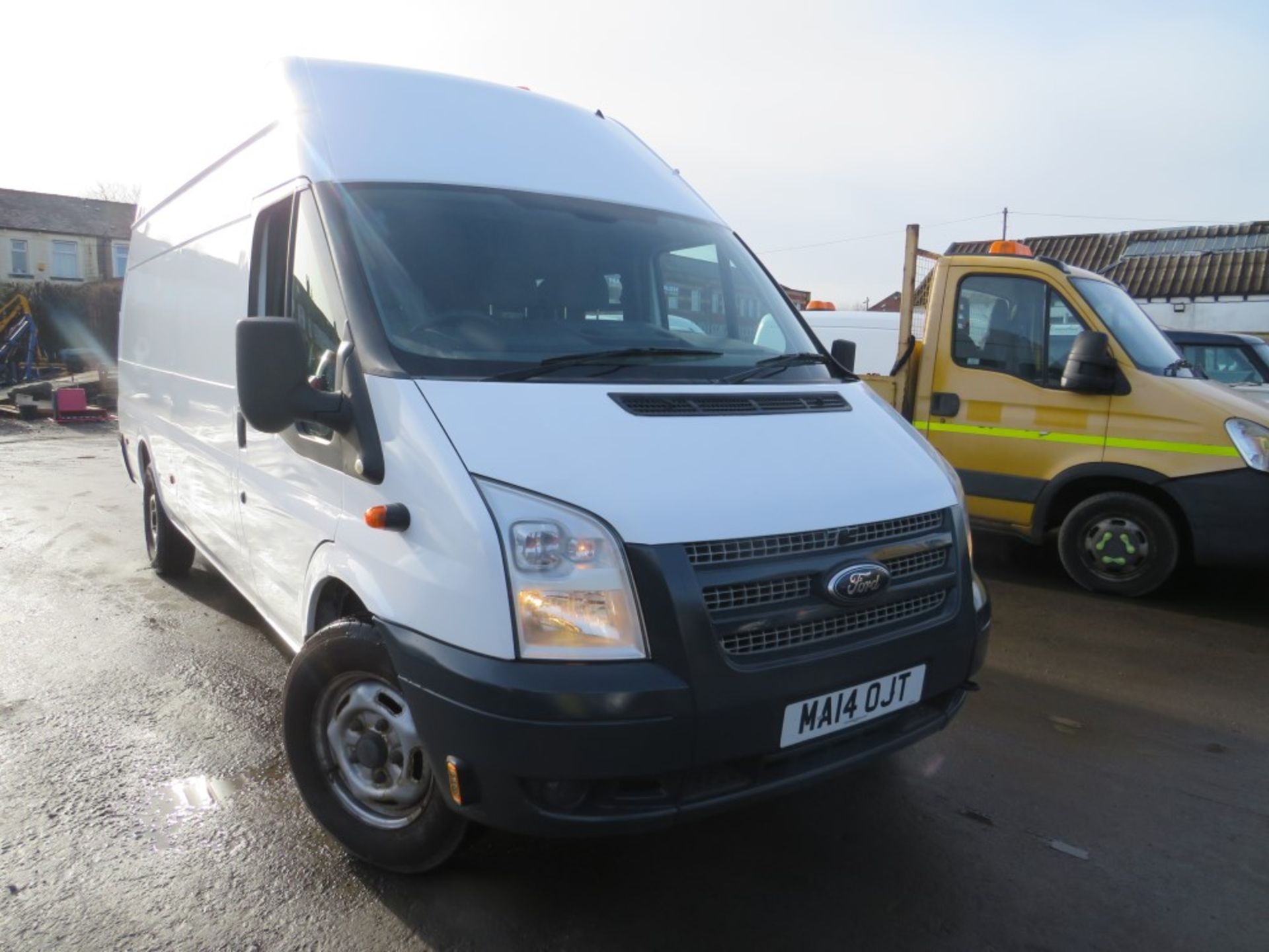 14 reg FORD TRANSIT 350 125 LWB JUMBO 9 SEAT CREW VAN, 1ST REG 03/14, TEST 12/21, 168917M WARRANTED, - Image 2 of 8