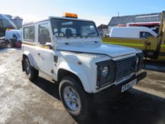 55 reg LAND ROVER DEFENDER 90 TD5 COUNTY, 1ST REG 01/06, TEST 02/22, 153163M WARRANTED, V5 HERE, 1