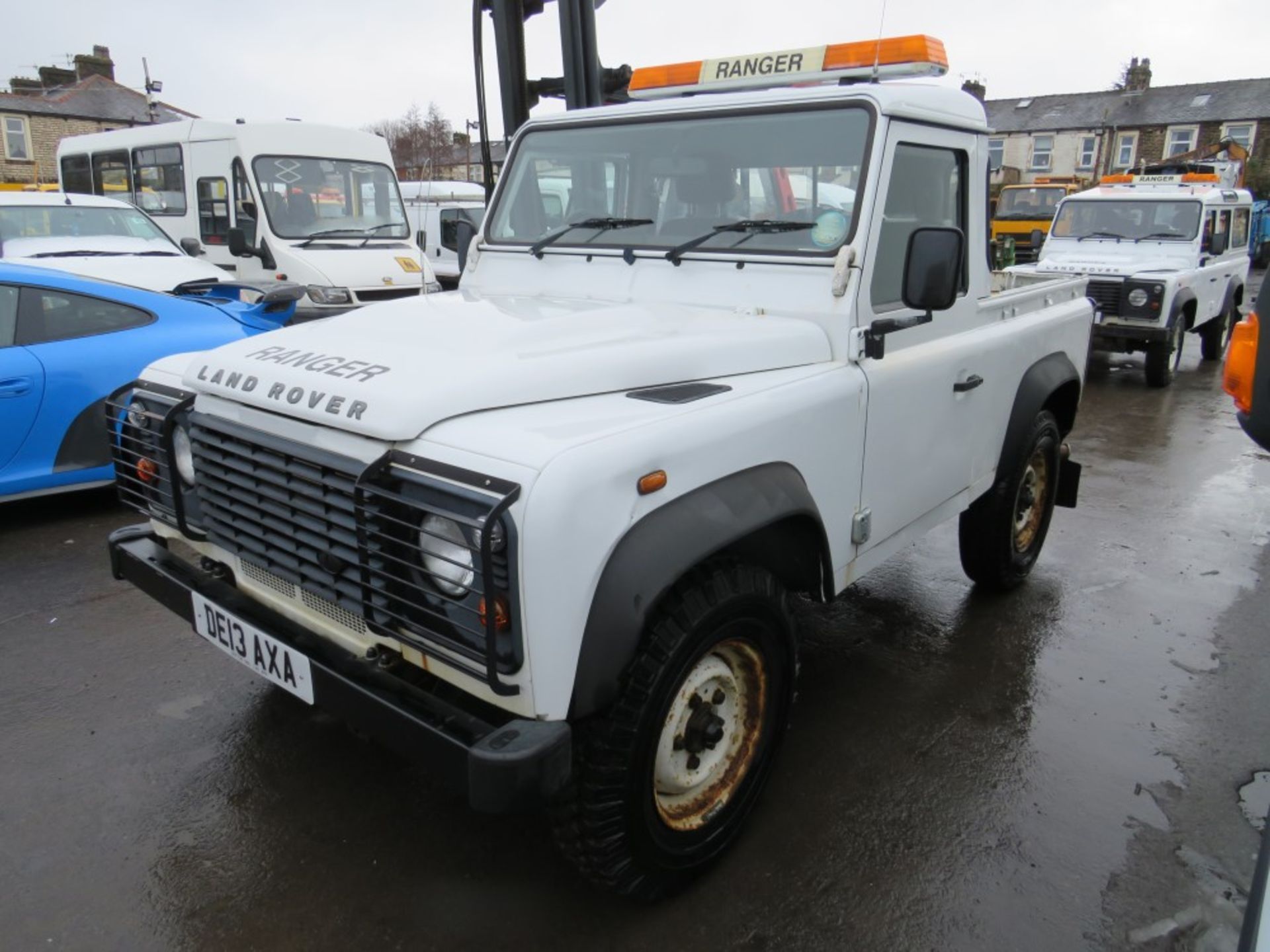 13 reg LAND ROVER DEFENDER 90 TD PICKUP (DIRECT COUNCIL) 1ST REG 03/13, TEST 04/21, 78517M, V5 HERE, - Image 2 of 6