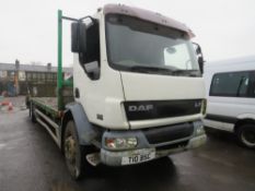 2004 DAF LF55.220 FLAT LORRY, 1ST REG 12/04, 479164KM NOT WARRANTED, PART V5 - NO GREEN SLIP, 2