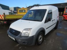 61 reg FORD TRANSIT CONNECT 90 T230 (DIRECT COUNCIL) 1ST REG 01/12, 72462M [+