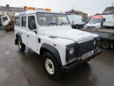 60 reg LAND ROVER DEFENDER 110 TD D/C (DIRECT COUNCIL) 1ST REG 09/10, TEST 09/21, 74142M, V5 HERE, 1