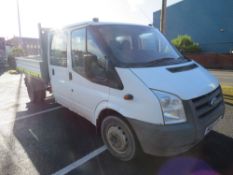 12 reg FORD TRANSIT 115 T350L D/C RWD TIPPER (LOCATION BURNLEY) 1ST REG 03/12, 207203M, V5 [ +VAT]