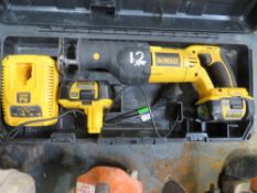 DEWALT RECIP SAW - COMPLETE (DIRECT LANCS FIRE & RESCUE) [+ VAT]