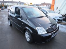 54 reg VAUXHALL MERIVA ENERGY CDTI, 1ST REG 01/05, TEST 12/21, 136673M, V5 HERE, 6 FORMER KEEPERS [