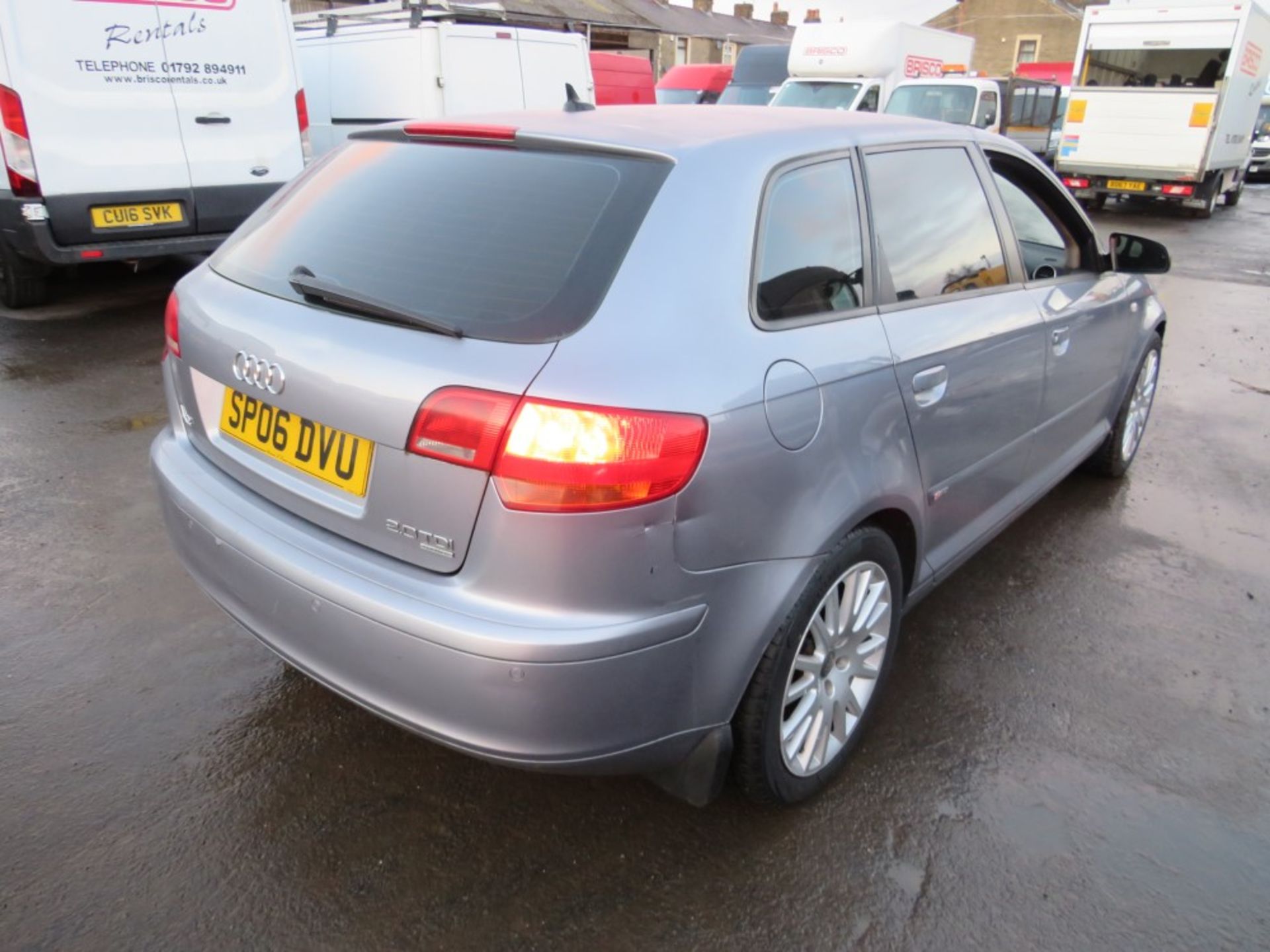 06 reg AUDI A3 SPORT TDI QUATTRO, 1ST REG 07/06, TEST 06/21, 131235M WARRANTED, V5 HERE, 7 FORMER - Image 4 of 5