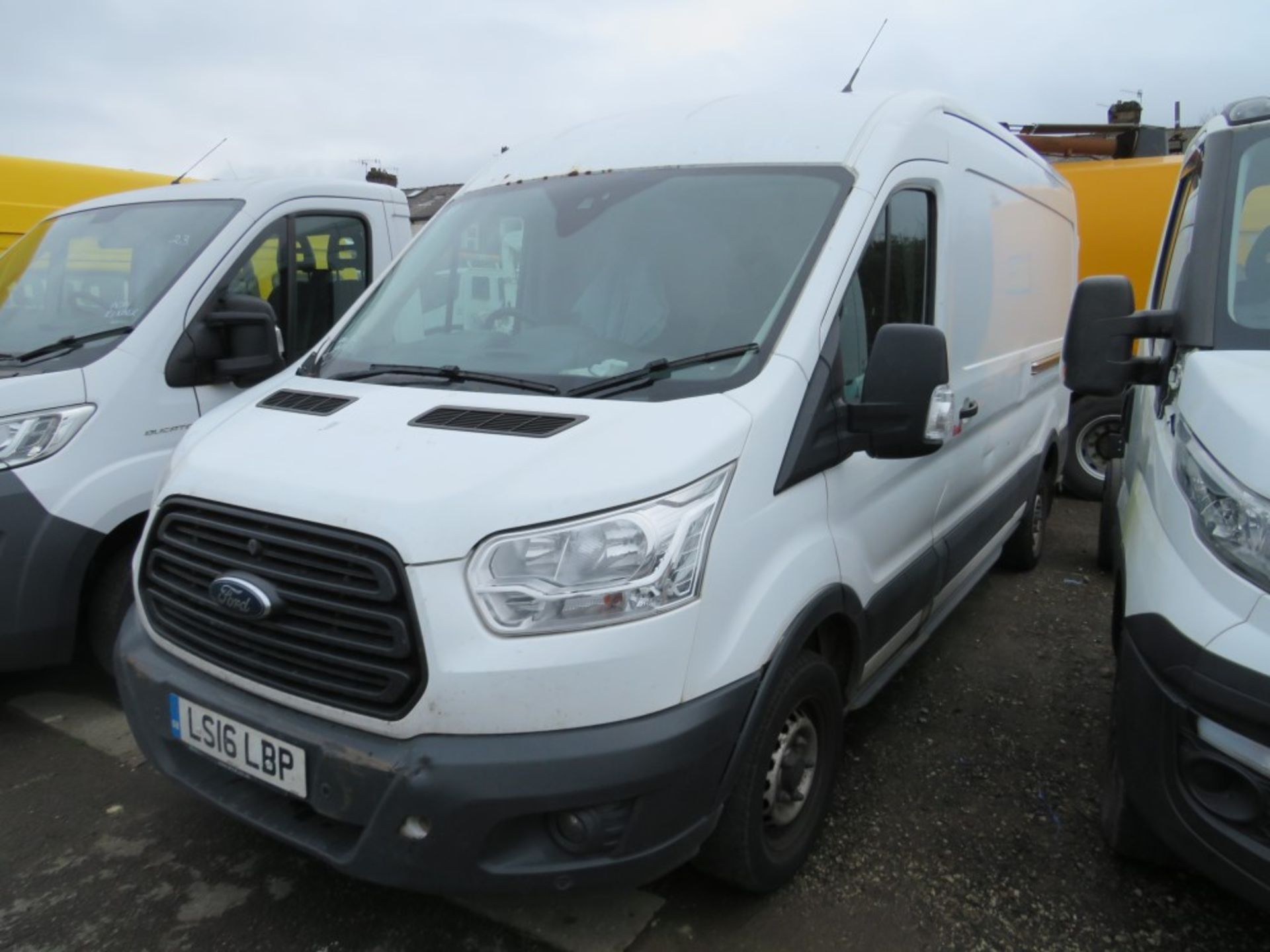 16 reg FORD TRANSIT 310 TDCI VAN (NON RUNNER) 1ST REG 07/16, TEST 06/21, 168140M WARRANTED, V5 HERE, - Image 2 of 5