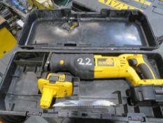 DEWALT SAW - INCOMPLETE - NO CHARGER (DIRECT LANCS FIRE & RESCUE) [+ VAT]