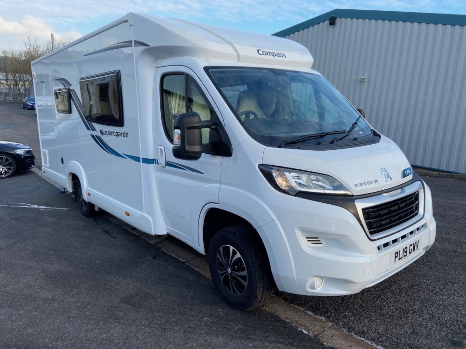 19 reg PEUGEOT BOXER COMPASS AVANTGARDE 175 2 BERTH MOTOR HOME, 1ST REG 06/19, V5 TO FOLLOW [+ VAT]