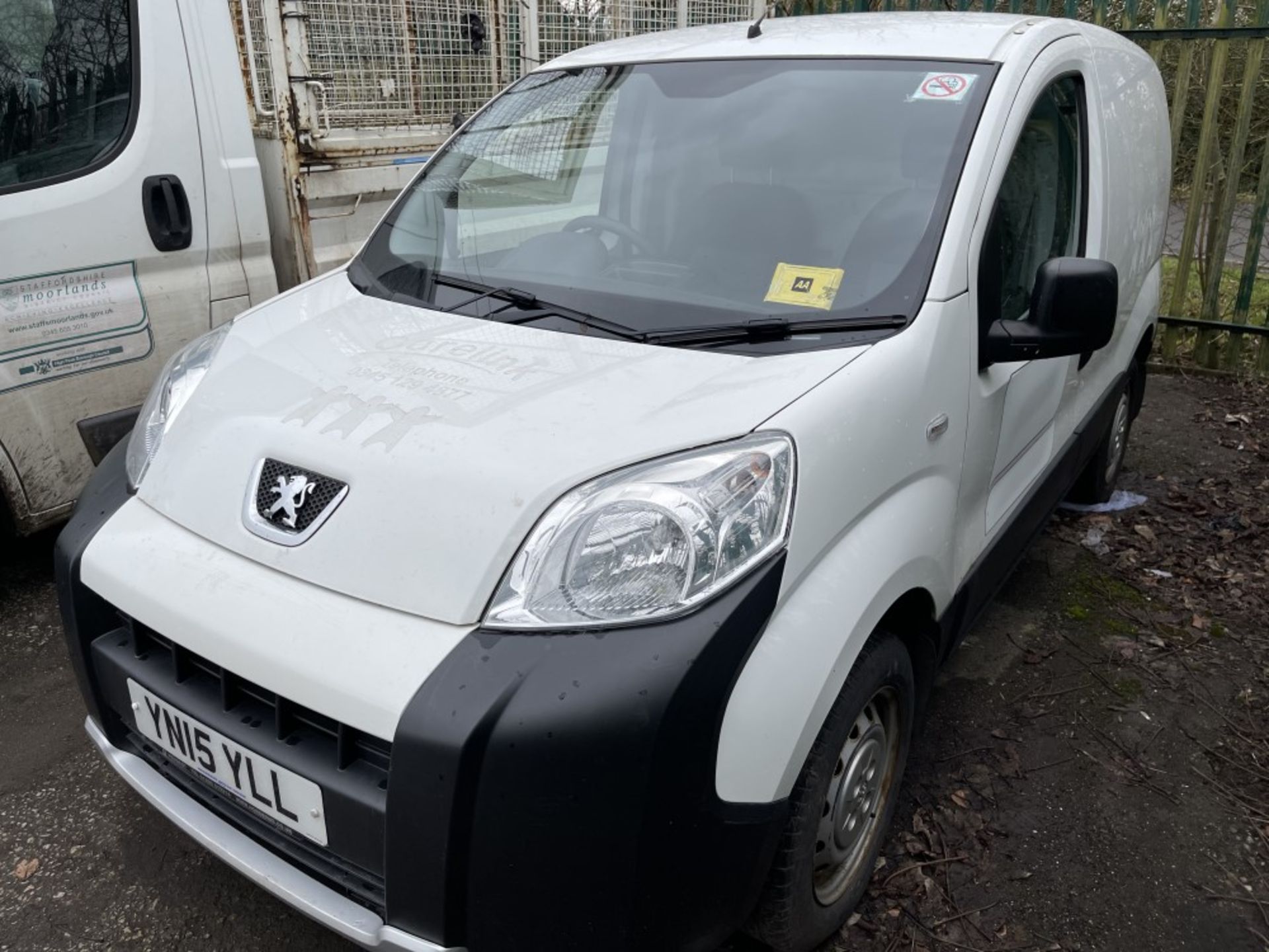 15 reg PEUGEOT BIPPER S ATV HDI (NON RUNNER) (DIRECT COUNCIL) (LOCATION LEEK) 1ST REG 05/15, TEST