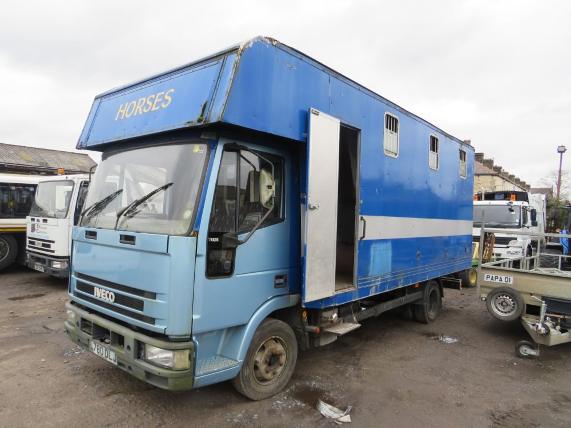 L reg IVECO 75E15 HORSE BOX, 190398KM NOT WARRANTED, NO V5 [NO VAT] - Image 2 of 7