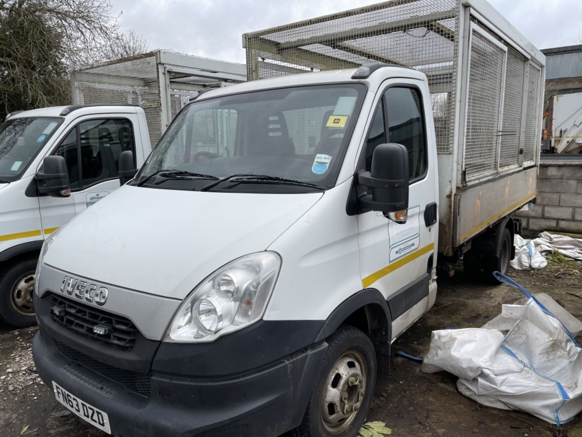 63 reg IVECO 50C15 CAGED TIPPER (DIRECT COUNCIL) (LOCATION LEEK) 1ST REG 11/13, 101771M, V5 TO